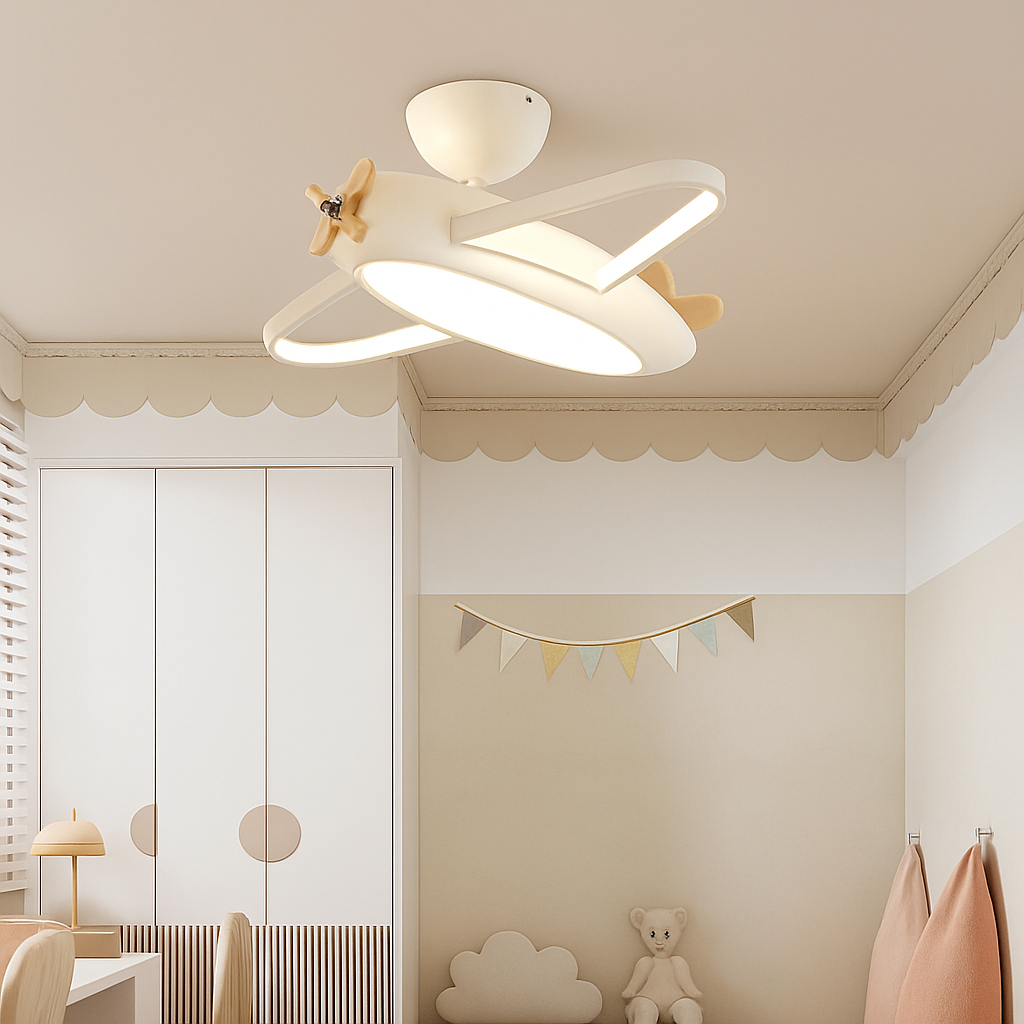 Plafonnier protection des yeux led pour chambre d'enfant Oriane Ligne en Métal - Simplicité & Caractère au Quotidien