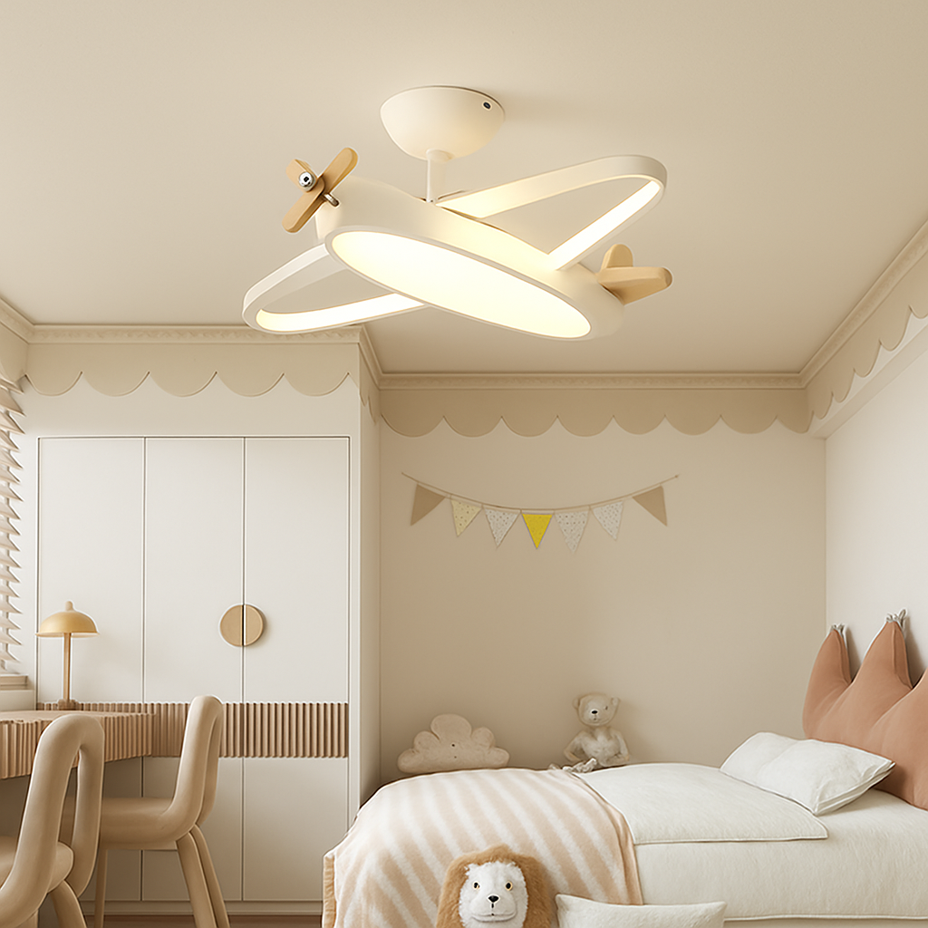 Plafonnier protection des yeux led pour chambre d'enfant Oriane Ligne en Métal - Simplicité & Caractère au Quotidien