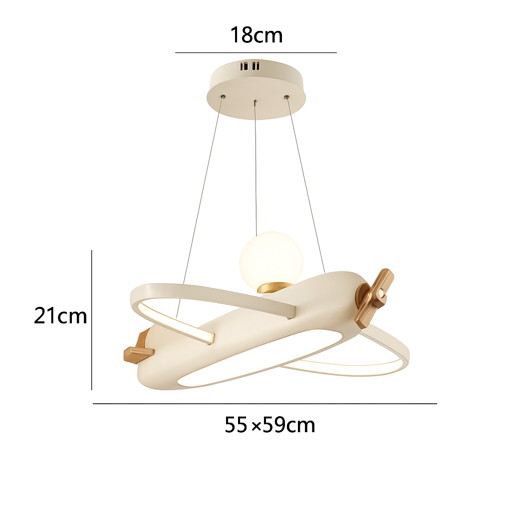 Plafonnier protection des yeux led pour chambre d'enfant Oriane Ligne en Métal - Simplicité & Caractère au Quotidien