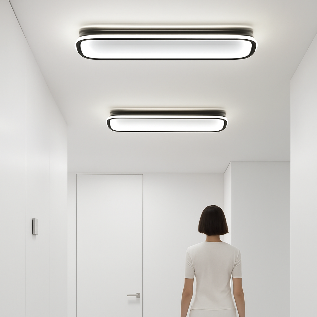 Plafonnier — Rectangulaire moderne à leds lumière créative