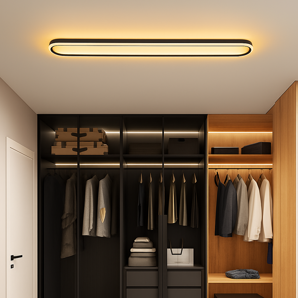 Plafonnier — Rectangulaire moderne à leds lumière créative