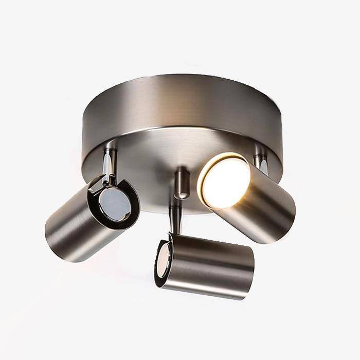 Plafonnier rond à spots LED ajustable Ysée Dessin - Rondeur & Élégance dans le Décor