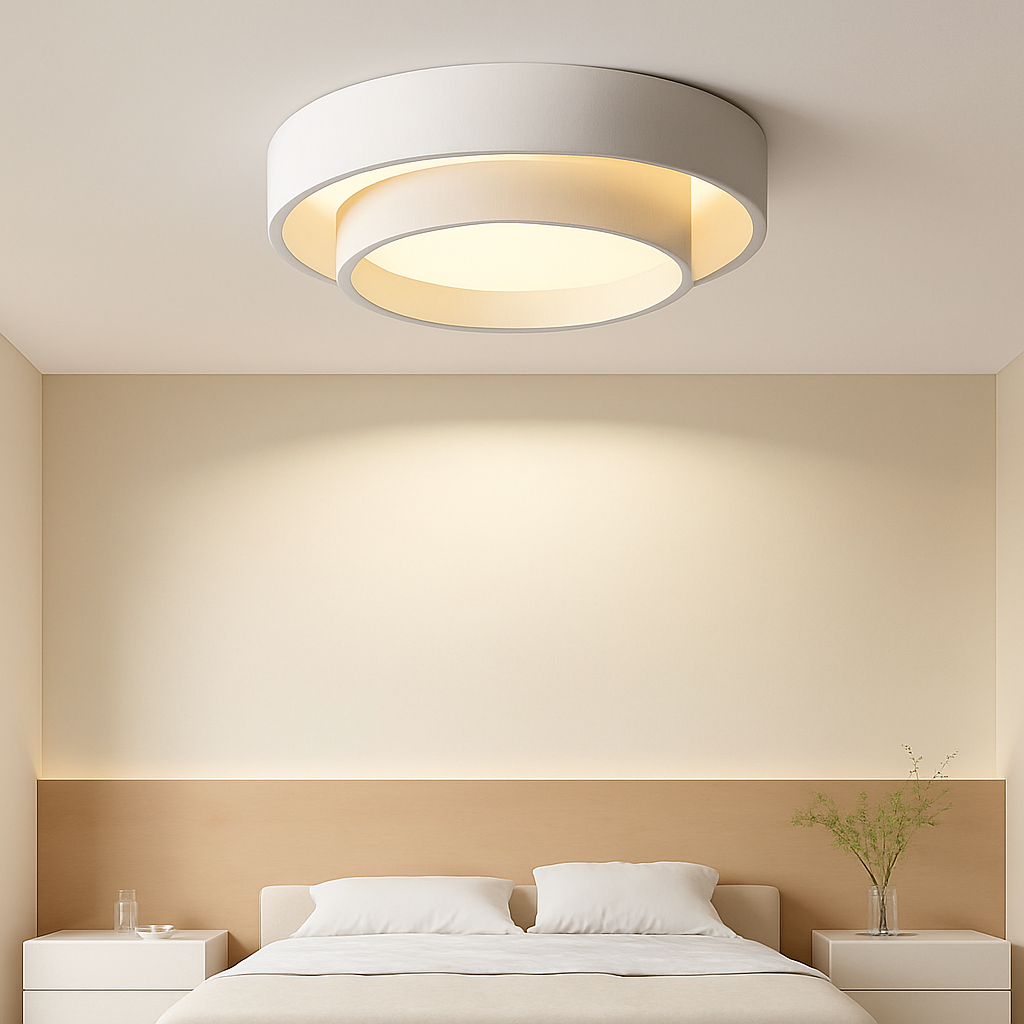 Plafonnier — Rond moderne LED Art plafonnier Studio cuisine chambre allée balcon couloir blanc plafonnier design