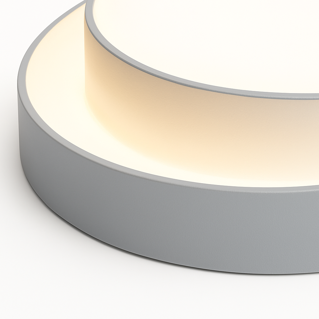 Plafonnier — Rond moderne LED Art plafonnier Studio cuisine chambre allée balcon couloir blanc plafonnier design