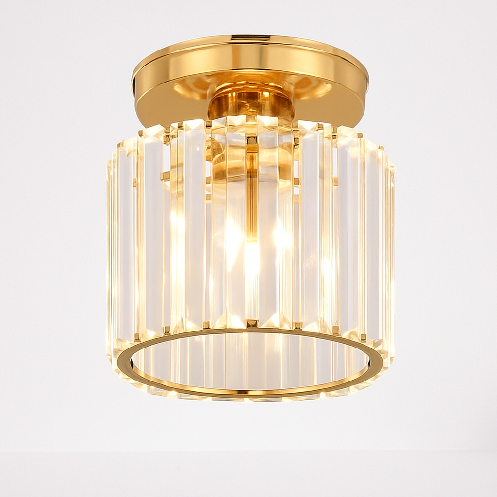 Plafonnier — Rond ou carré en cristal de verre Luxury