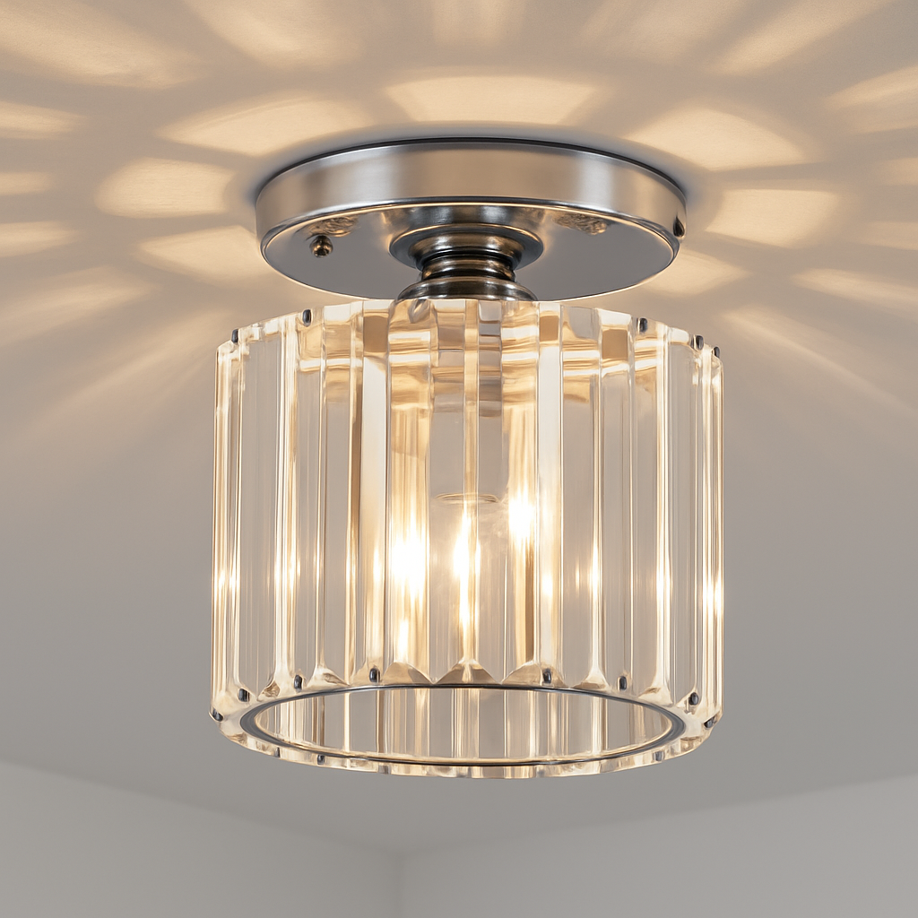 Plafonnier — Rond ou carré en cristal de verre Luxury