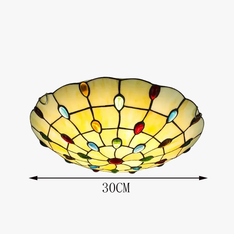 Plafonnier — Tiffany nordique style bohème pour décoration intérieure