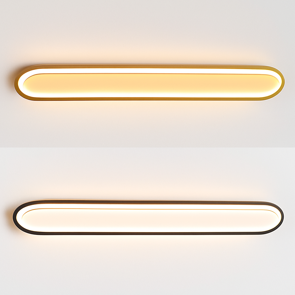 Plafonnier annulaires nordiques leds modernes pour restaurant de cuisine Ilona Détour en Métal - Lignes Dessinées & Décor Raffiné