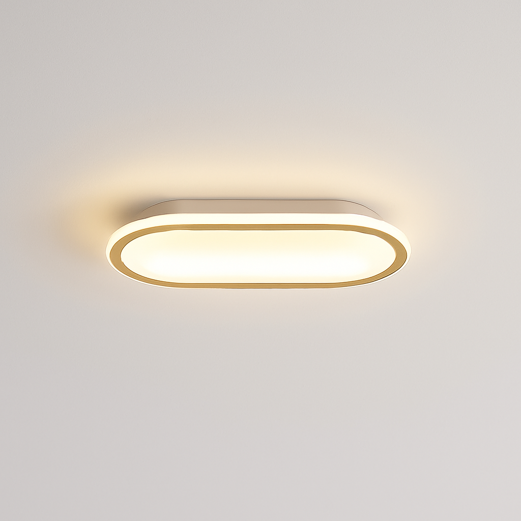 Plafonnier annulaires nordiques leds modernes pour restaurant de cuisine Ilona Détour en Métal - Lignes Dessinées & Décor Raffiné