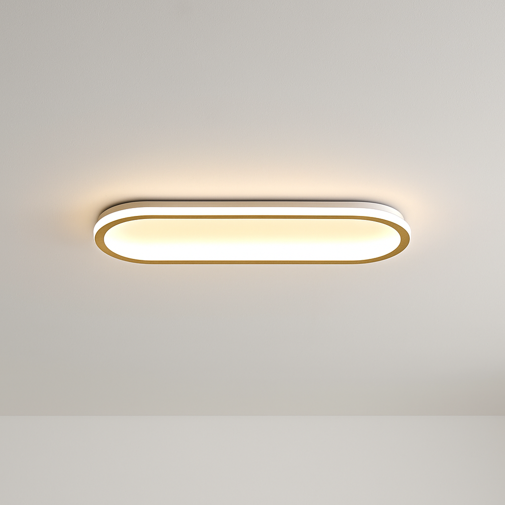 Plafonnier annulaires nordiques leds modernes pour restaurant de cuisine Ilona Détour en Métal - Lignes Dessinées & Décor Raffiné
