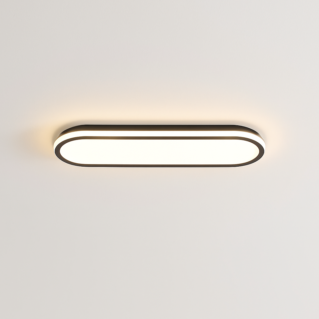 Plafonnier annulaires nordiques leds modernes pour restaurant de cuisine Ilona Détour en Métal - Lignes Dessinées & Décor Raffiné