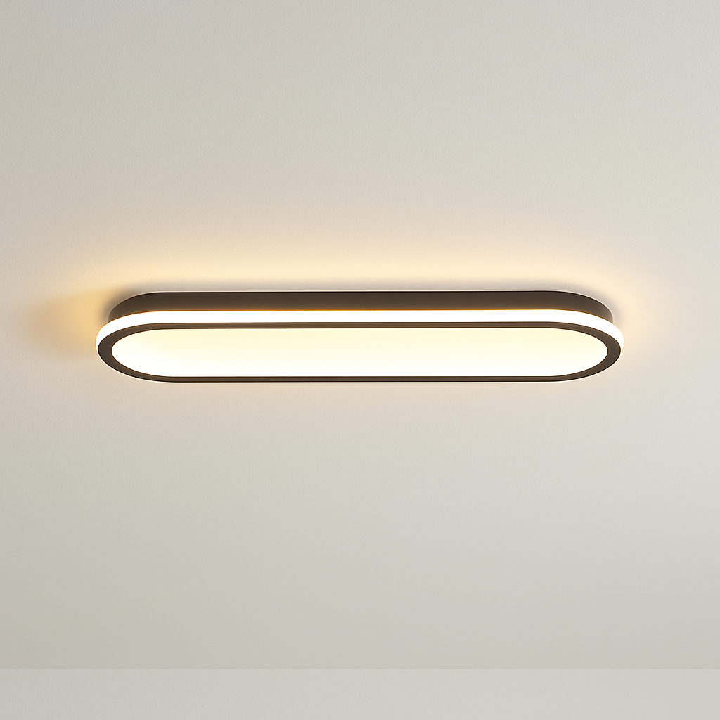 Plafonnier annulaires nordiques leds modernes pour restaurant de cuisine Ilona Détour en Métal - Lignes Dessinées & Décor Raffiné