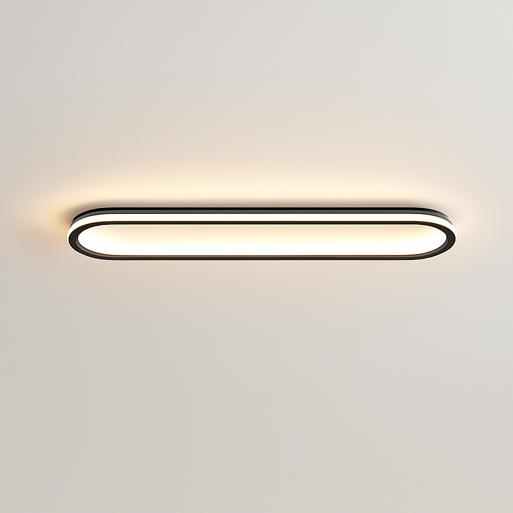 Plafonnier annulaires nordiques leds modernes pour restaurant de cuisine Ilona Détour en Métal - Lignes Dessinées & Décor Raffiné