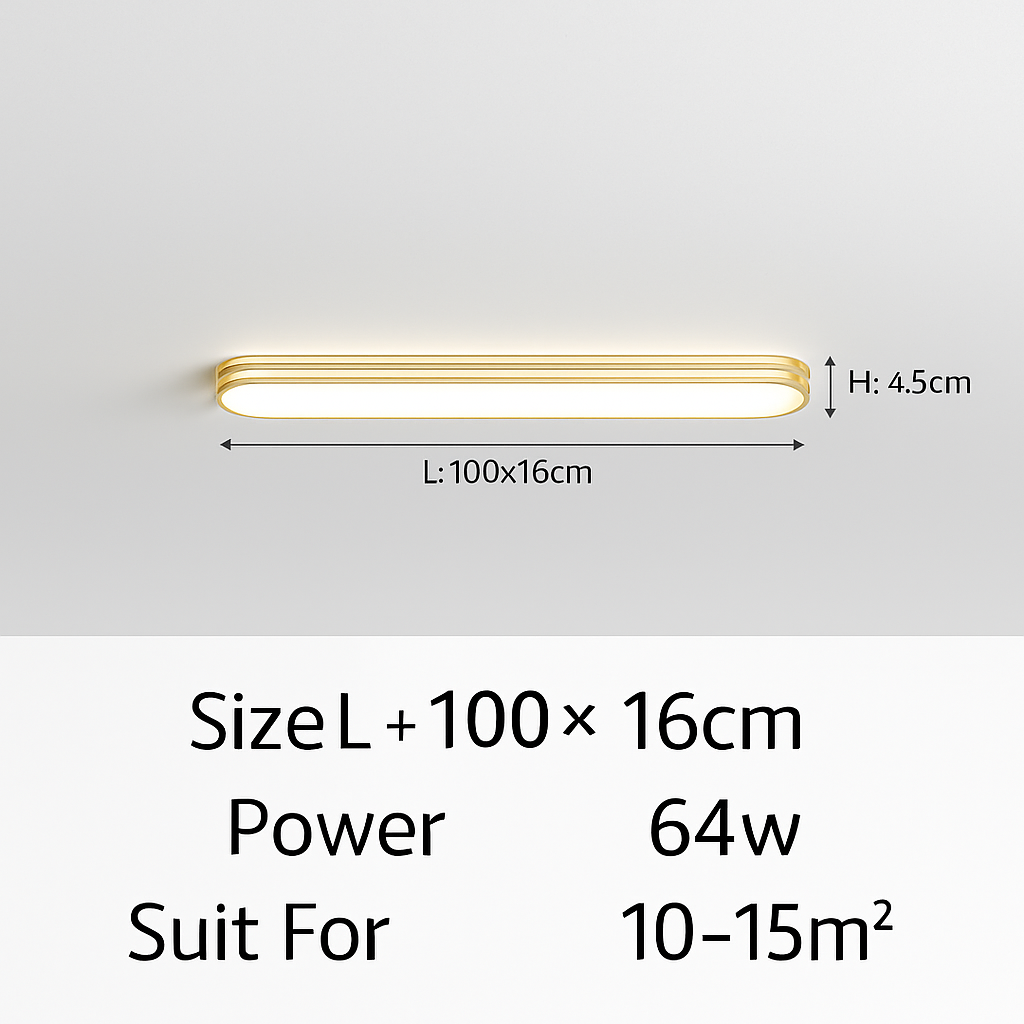 Plafonnier — LED encastrés allée couloir spectre complet protection des yeux