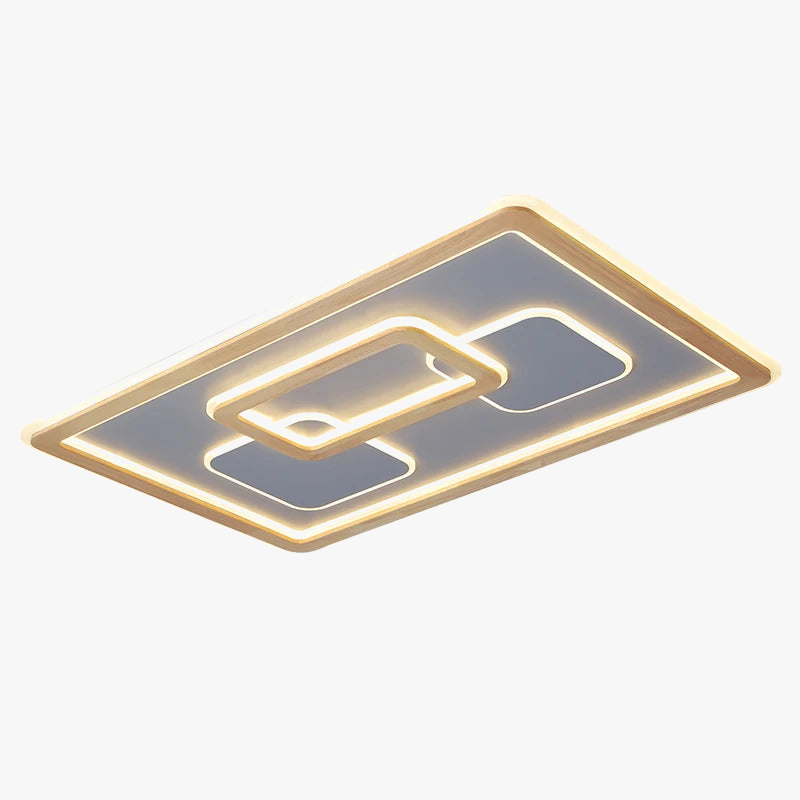 Plafonnier led modernes à luminosité réglable pour décoration Paul Récital en Bois - Esprit Naturel & Décor Chaleureux