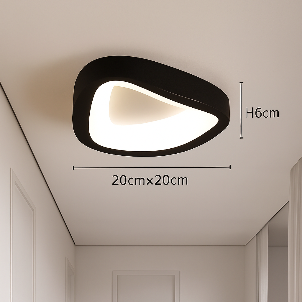 Plafonnier led modernes pour décoration intérieure lumineuse Orson Rivage en Acrylique - Présence Décorative & Harmonie Intérieure