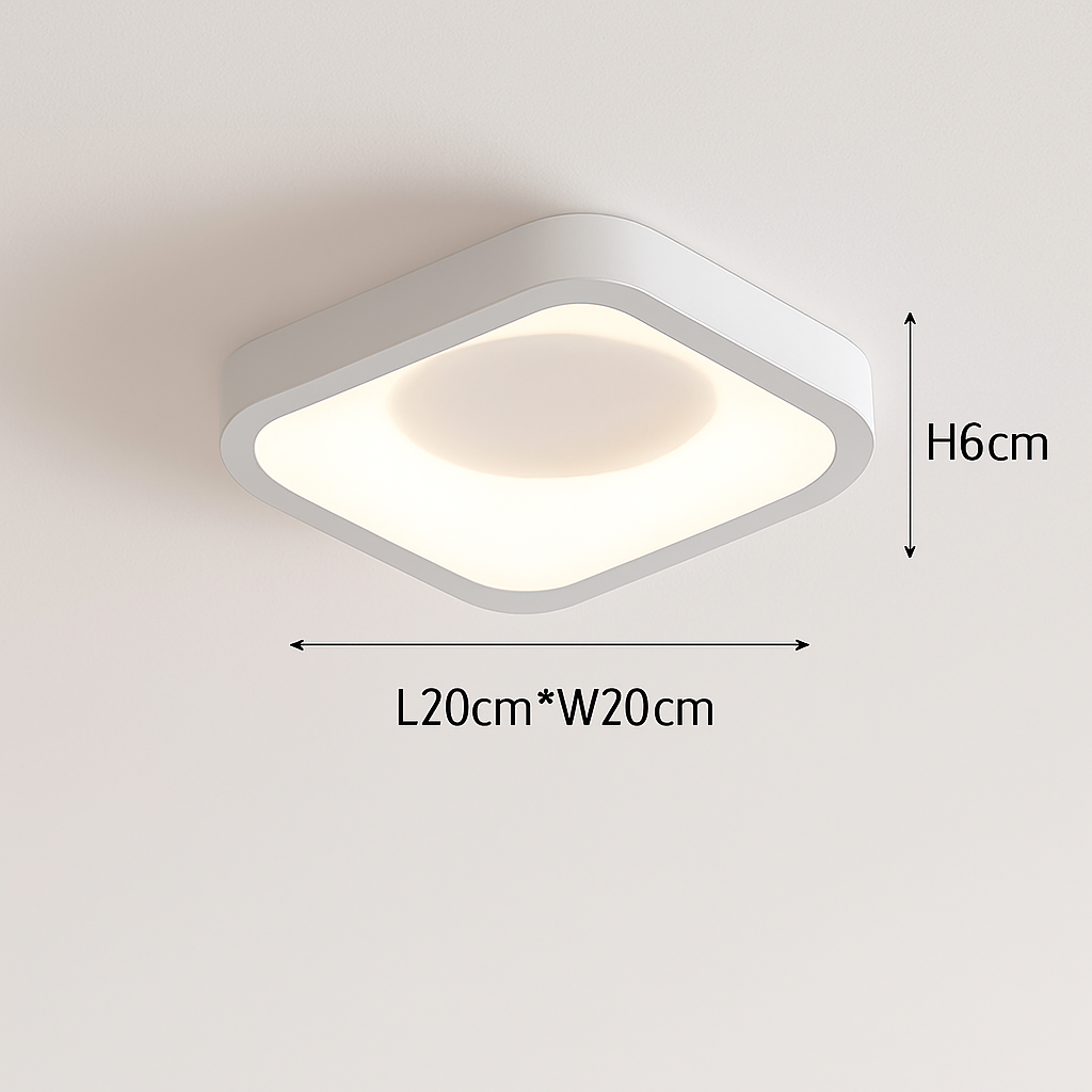 Plafonnier led modernes pour décoration intérieure lumineuse Orson Rivage en Acrylique - Présence Décorative & Harmonie Intérieure