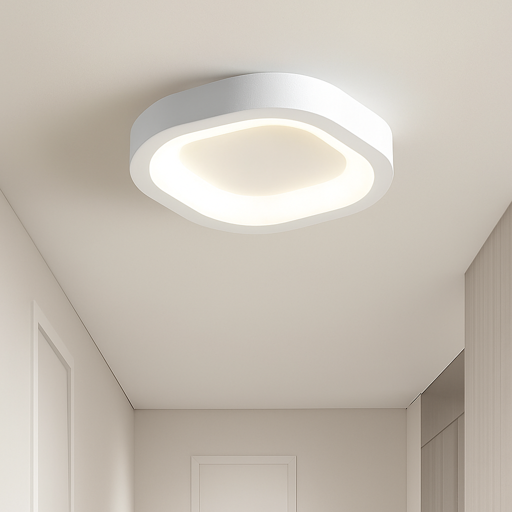 Plafonnier led modernes pour décoration intérieure lumineuse Orson Rivage en Acrylique - Présence Décorative & Harmonie Intérieure
