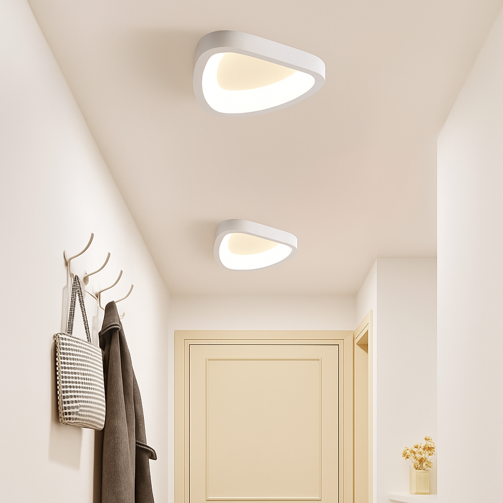Plafonnier led modernes pour décoration intérieure lumineuse Orson Rivage en Acrylique - Présence Décorative & Harmonie Intérieure