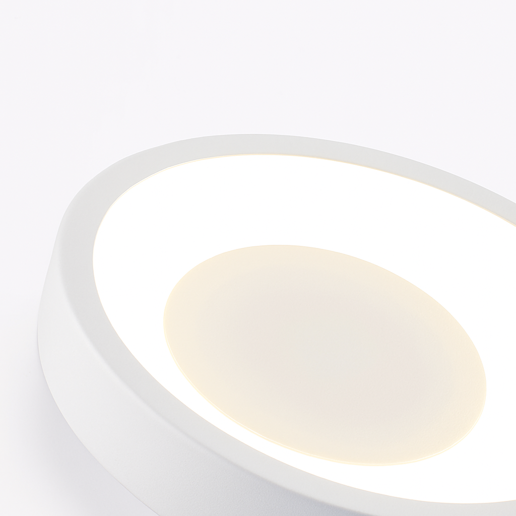 Plafonnier led modernes pour décoration intérieure lumineuse Orson Rivage en Acrylique - Présence Décorative & Harmonie Intérieure