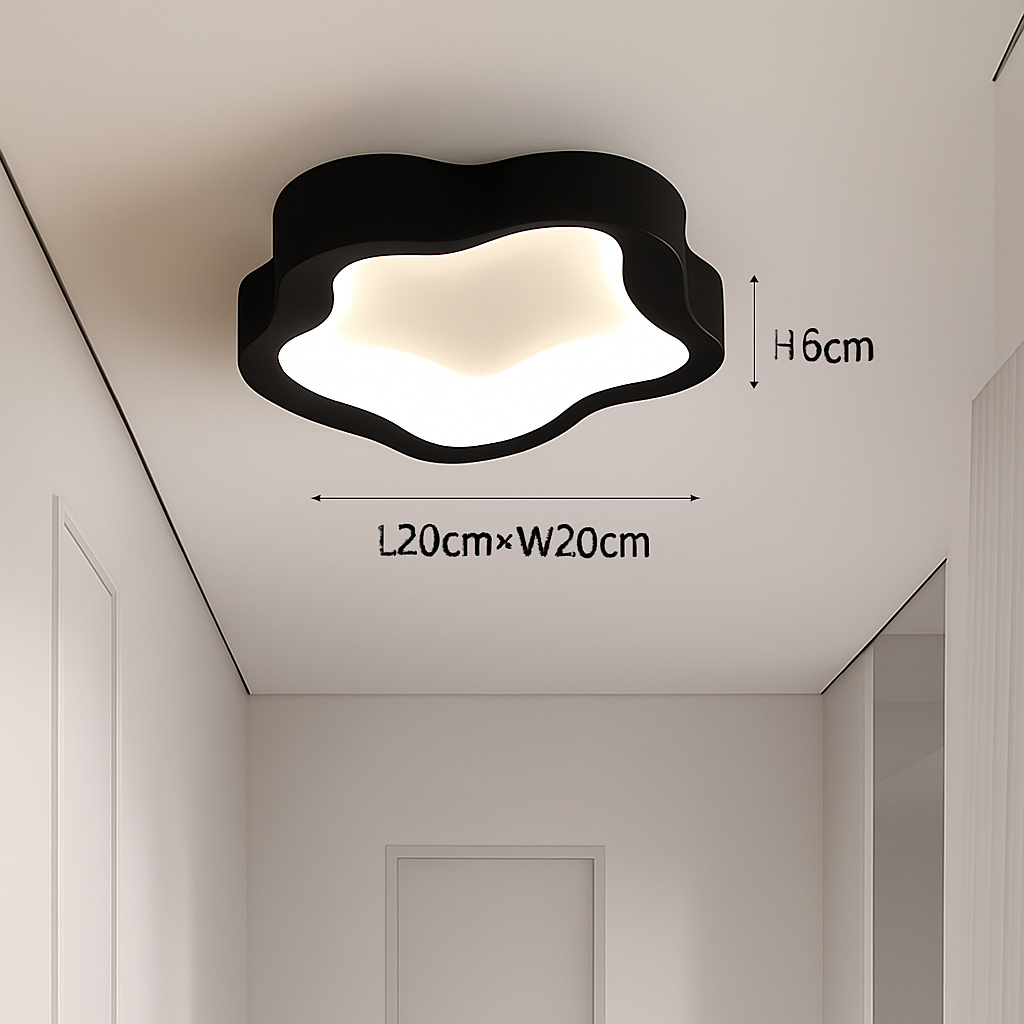 Plafonnier led modernes pour décoration intérieure lumineuse Orson Rivage en Acrylique - Présence Décorative & Harmonie Intérieure