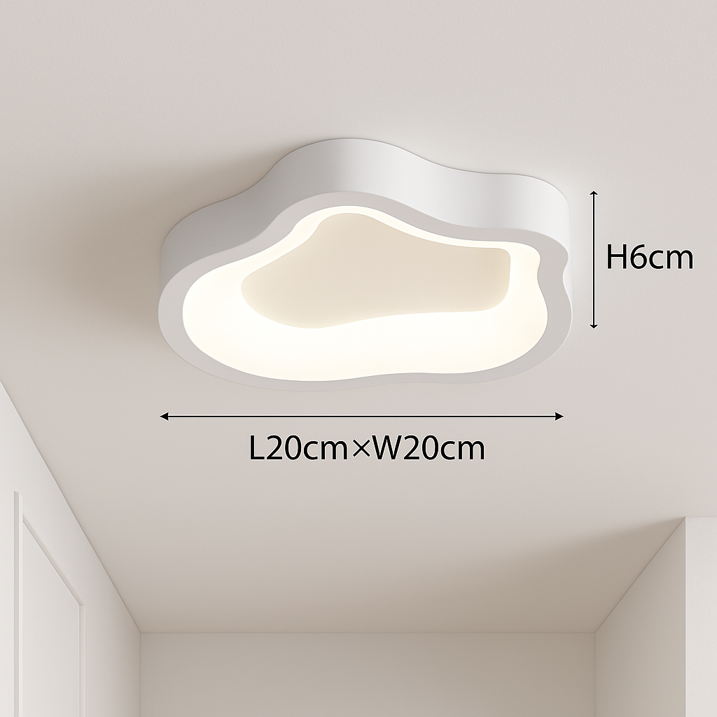 Plafonnier led modernes pour décoration intérieure lumineuse Orson Rivage en Acrylique - Présence Décorative & Harmonie Intérieure