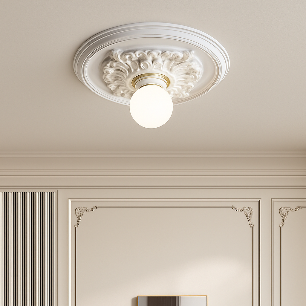 Plafonnier — LED modernes style nordique rétro français sculptés