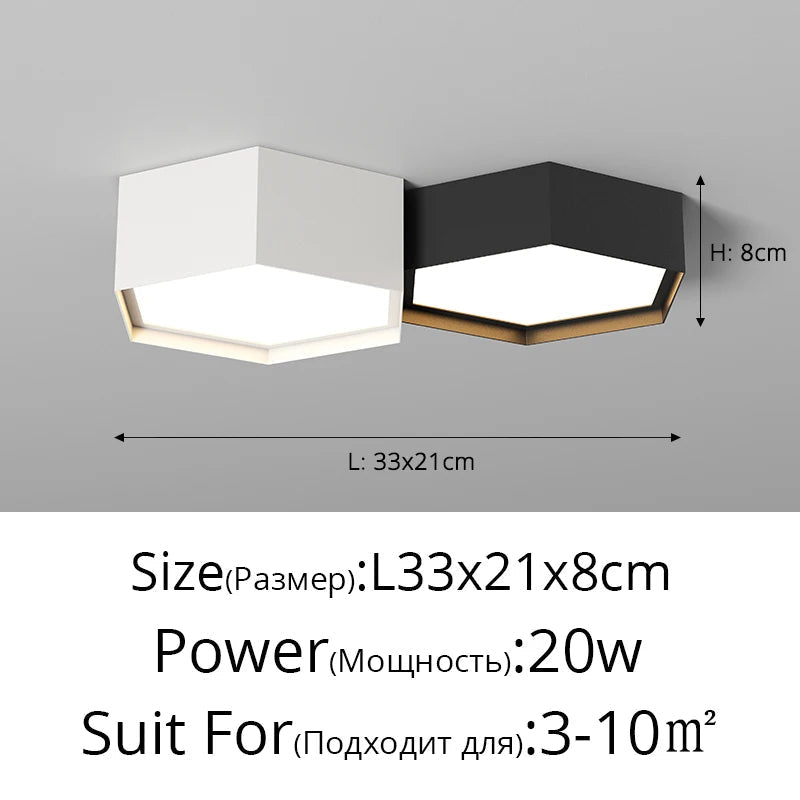 Plafonnier modernes simples créatifs minimalistes Évrard Sérénade en Aluminium - Simplicité & Caractère au Quotidien