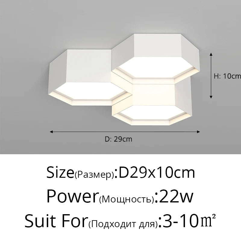Plafonnier modernes simples créatifs minimalistes Évrard Sérénade en Aluminium - Simplicité & Caractère au Quotidien