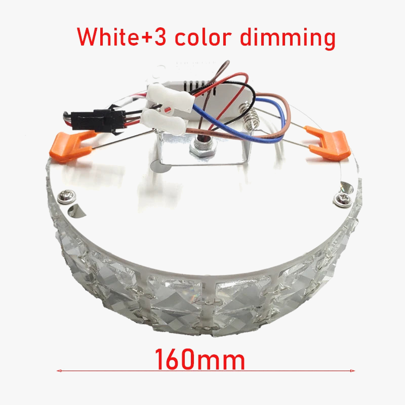 Plafonnier — Nordiques Lampara Techo lustre LED lumières en cristal Luminaria De Teto Para Sala Plafonnier or noir blanc Lampy