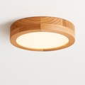 Plafonnier — Ronds simples chambre LED plafonniers lampe en bois décor à la maison Lampen nordique couloir étude cuisine salle à manger lampe