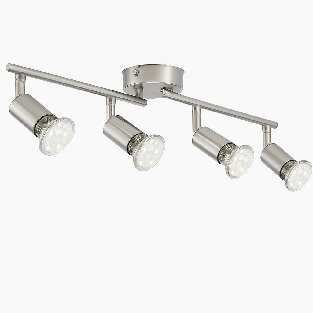 Plafonnier rotatifs angle réglable avec ampoule led pour éclairage spot Iris Sillage en Aluminium - Lignes Dessinées & Décor Raffiné