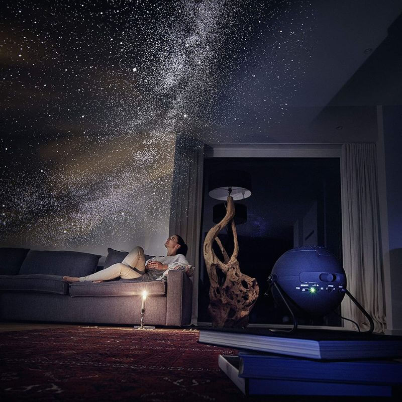 Projecteur Galaxie Stellaire Éliane Sonate en Verre - Reflets Délicats & Élégance Visuelle