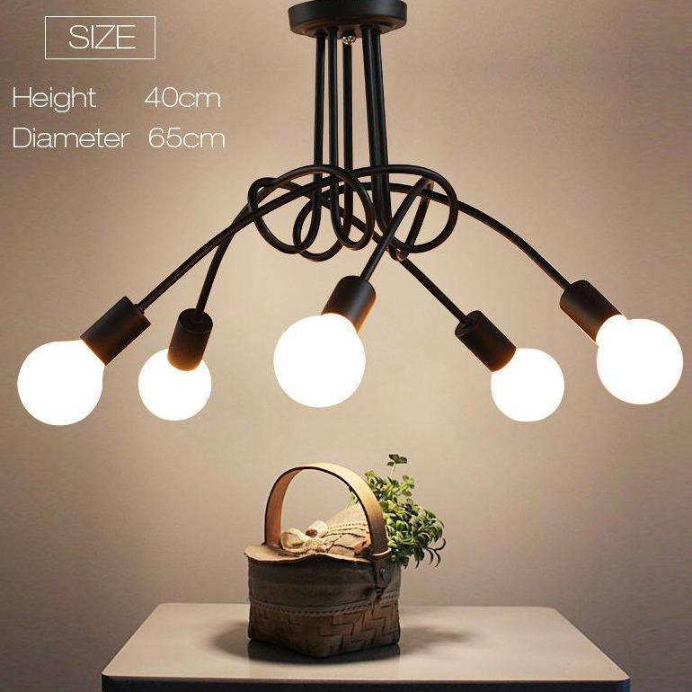 Plafonnier design LED en métal avec plusieurs points lumineux Paloma Arabella - Une Présence Décorative Affirmée