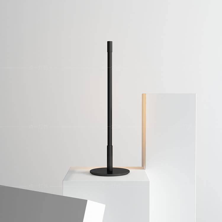 Lampe à poser rube LED noir