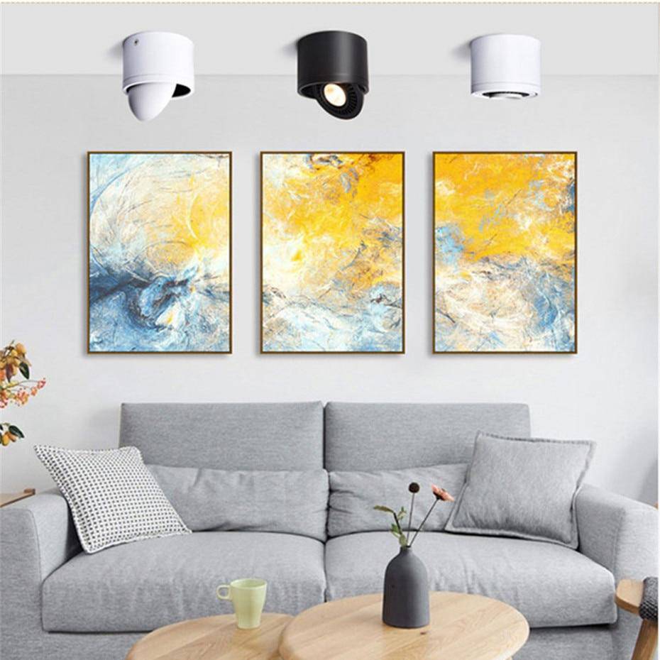 Spot à LED dirigeable Mounted Isidore Belvédère en Aluminium - Lignes Dessinées & Décor Raffiné