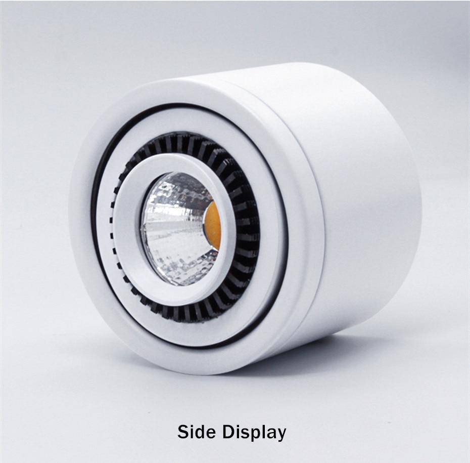 Spot à LED dirigeable Mounted Isidore Belvédère en Aluminium - Lignes Dessinées & Décor Raffiné