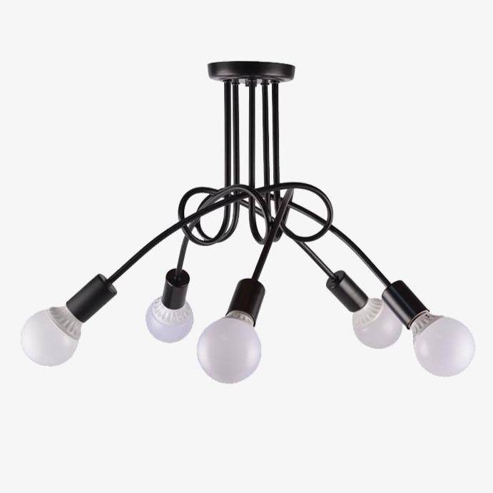 Plafonnier design LED en métal avec plusieurs points lumineux Paloma Arabella - Une Présence Décorative Affirmée