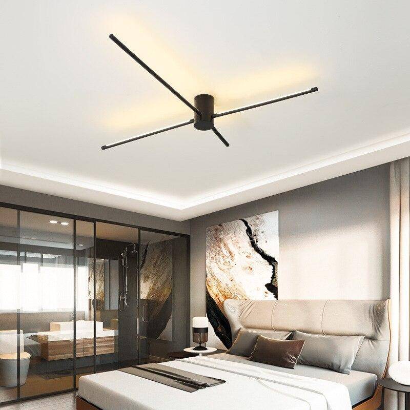 Plafonnier design avec plusieurs barres à LED Fashion Lucine Apostrophe en Métal - Simplicité & Caractère au Quotidien