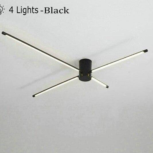 Plafonnier design avec plusieurs barres à LED Fashion Lucine Apostrophe en Métal - Simplicité & Caractère au Quotidien