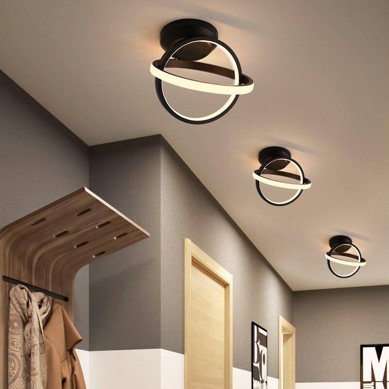 Plafonnier moderne LED avec disques lumineux en métal Coralie Alizé - Courbes Douces & Décor Équilibré