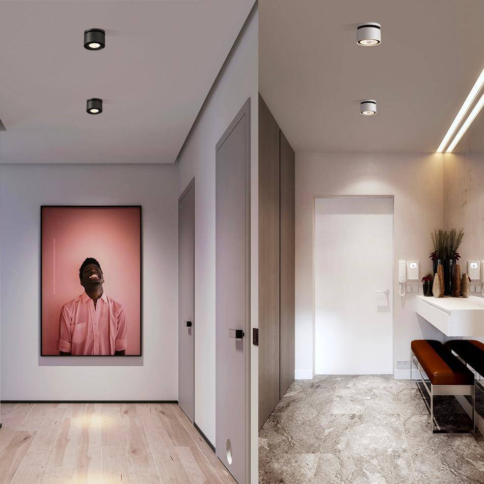 Spot moderne LED rond avec orientation à 360° Loft Yvonne Rondeau - Une Silhouette Tout en Rondeur