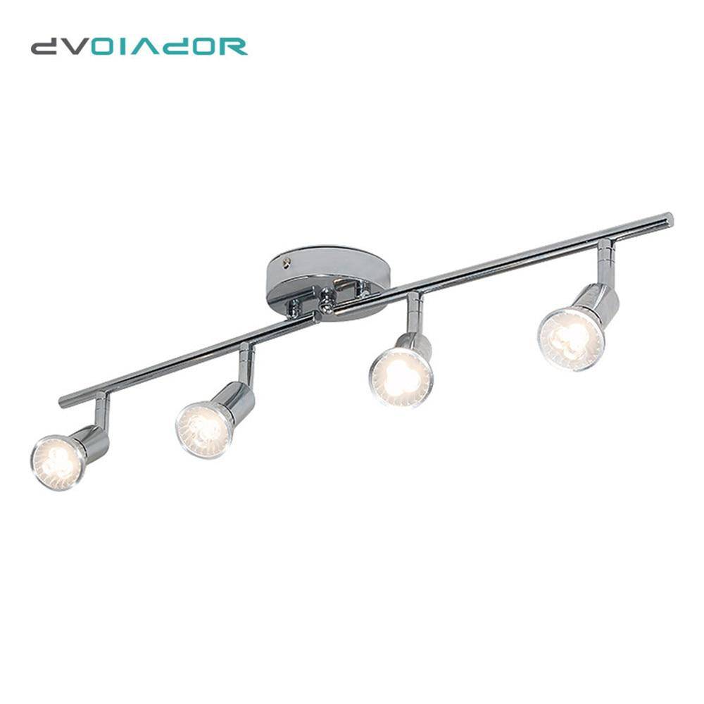 Plafonnier chromé barres à spots LED Spotlight Félicie Balade en Aluminium - Simplicité & Caractère au Quotidien