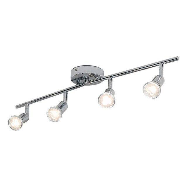 Plafonnier chromé barres à spots LED Spotlight Félicie Balade en Aluminium - Simplicité & Caractère au Quotidien