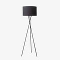 Abat-jour — Design LED tripod avec abat-jour en tissu noir ou blanc