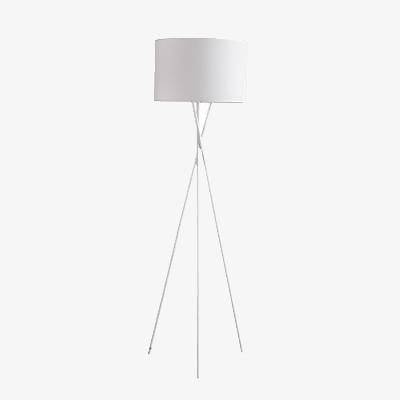 Abat-jour — Design LED tripod avec abat-jour en tissu noir ou blanc