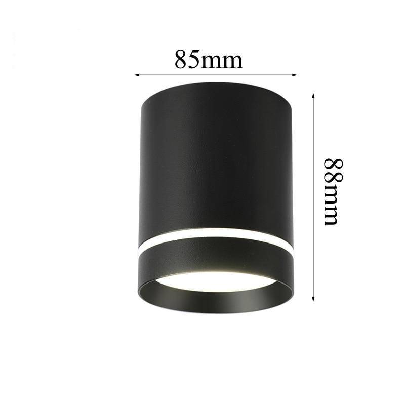Spot moderne LED cylindre métal coloré Loft Évrard Mirage - Une Silhouette Graphique Affirmée