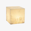 Lampe à poser design LED en forme de cube en marbre Creative