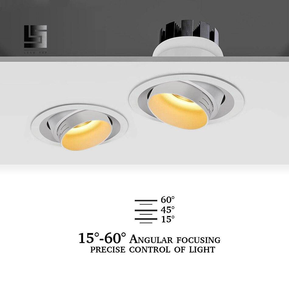 Spot encastré rond LED orientable style Loft Cyprien Éclaircie - Une Silhouette Tout en Rondeur
