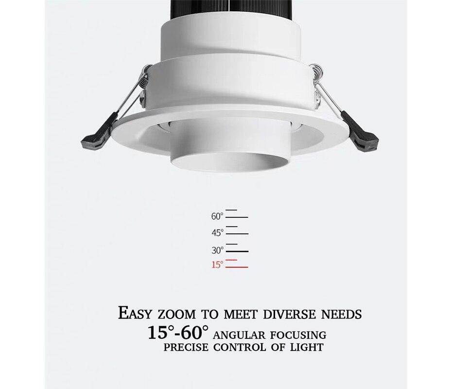 Spot encastré rond LED orientable style Loft Cyprien Éclaircie - Une Silhouette Tout en Rondeur